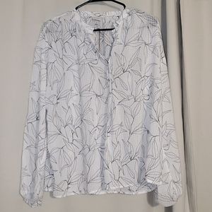 A New Day NWT long sleeve flowy loose blouse